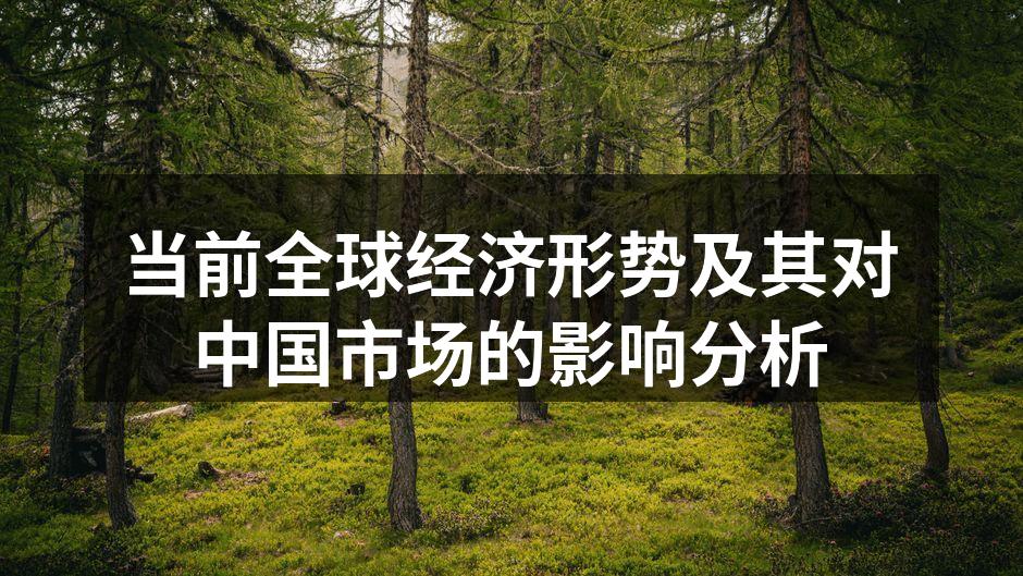 当前全球经济形势及其对中国市场的影响分析